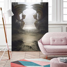 The two sphinxes by Tierno Beauregard on GIANT ART - brown mixed media