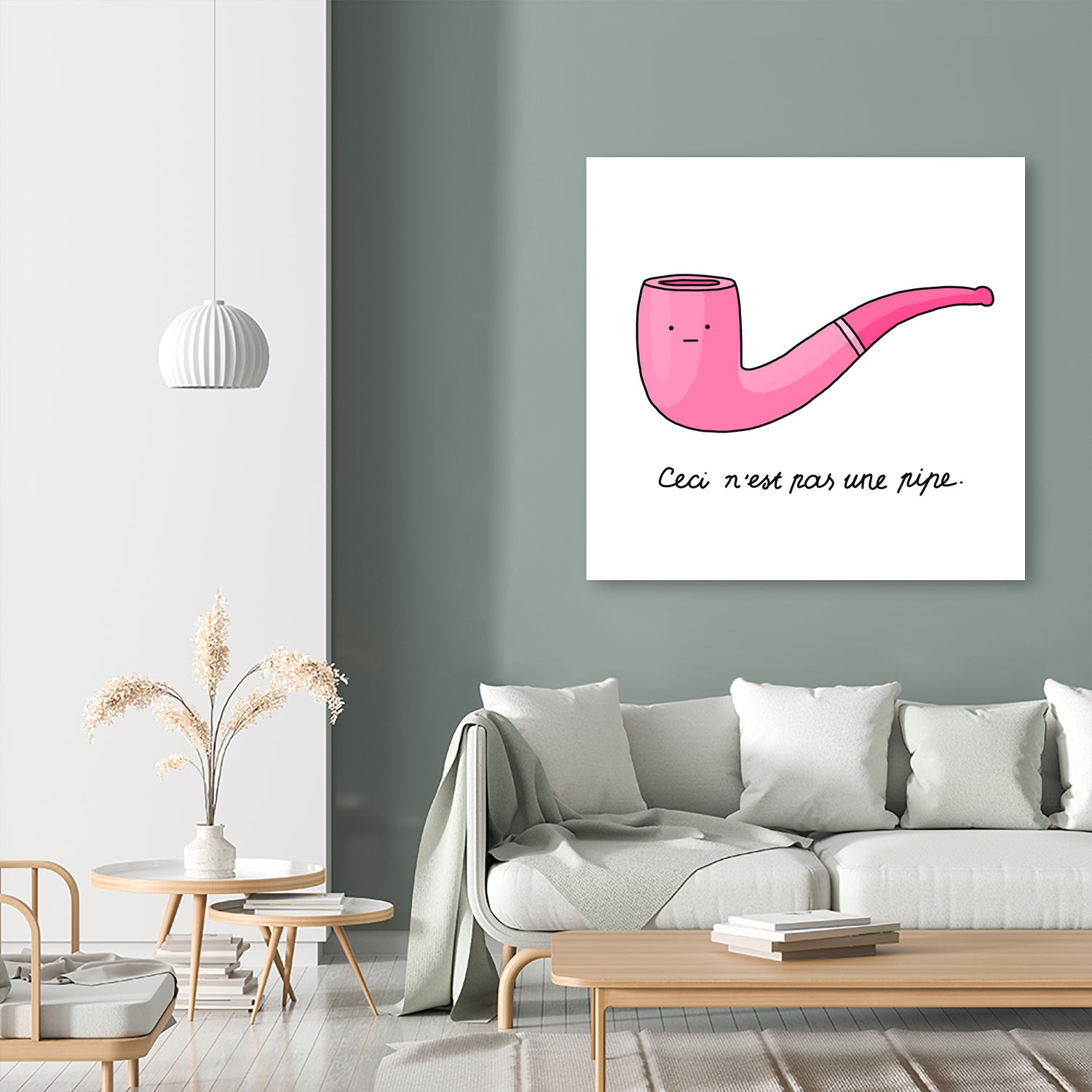 Pipe by Idil Keysan on GIANT ART - pink digital drawing