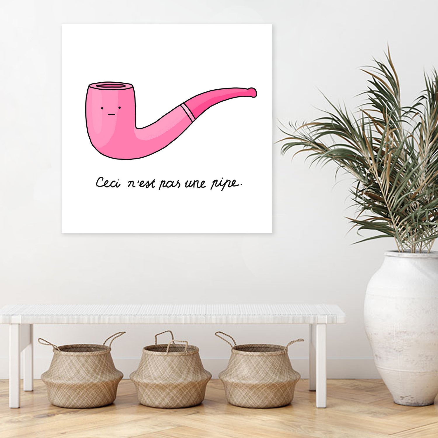Pipe by Idil Keysan on GIANT ART - pink digital drawing