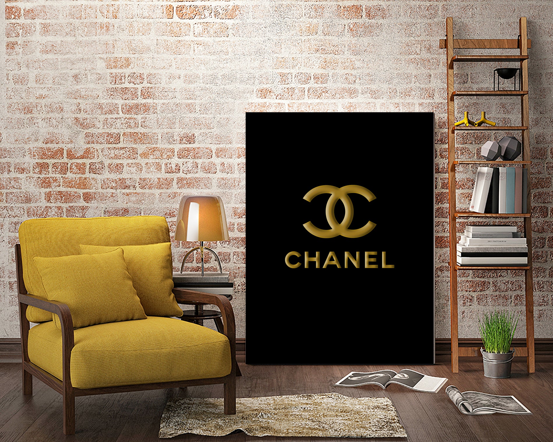 Chanel by miguel angel romero franco on GIANT ART - black digital drawing