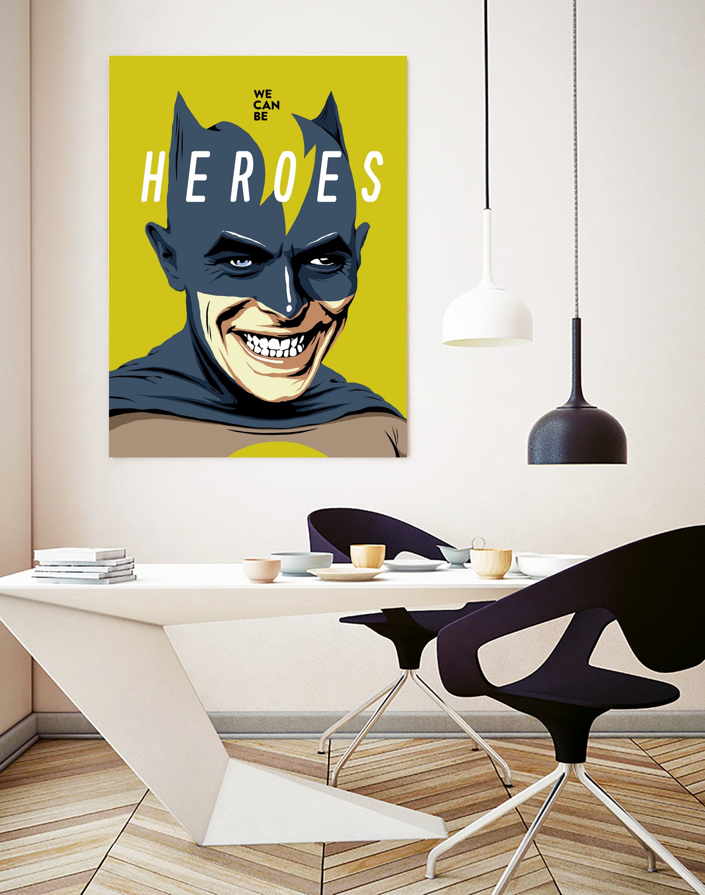 Heroes by Bily Mariano da Luz on GIANT ART - yellow digital painting