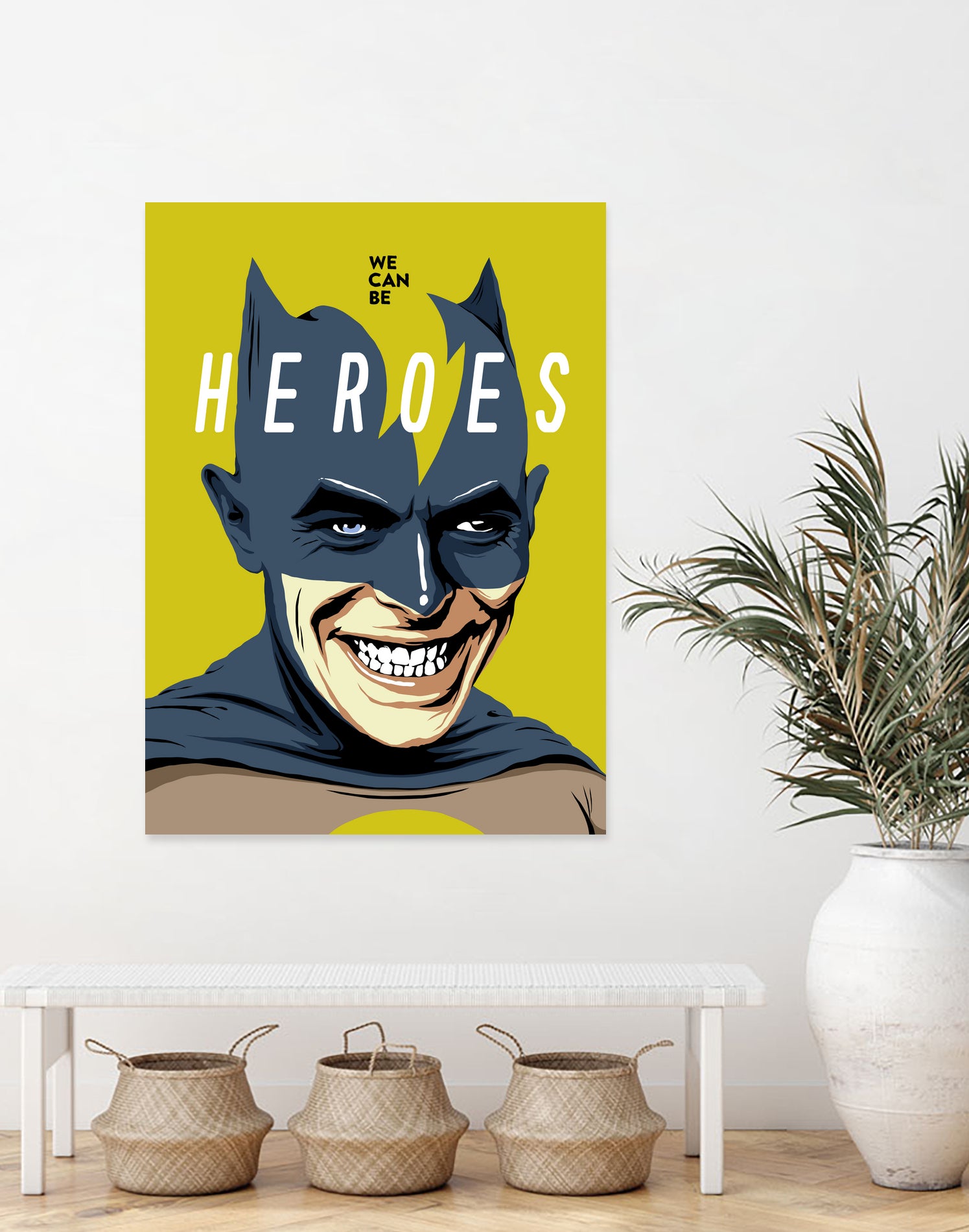 Heroes by Bily Mariano da Luz on GIANT ART - yellow digital painting