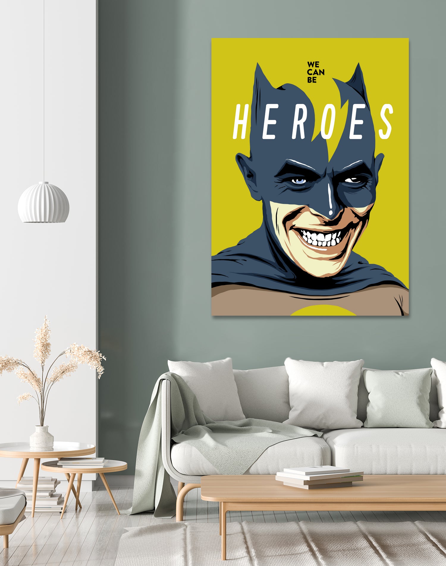 Heroes by Bily Mariano da Luz on GIANT ART - yellow digital painting