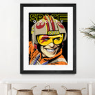 Space Oddity by Bily Mariano da Luz on GIANT ART - orange digital drawing