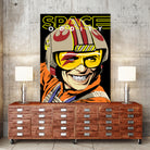 Space Oddity by Bily Mariano da Luz on GIANT ART - orange digital drawing