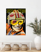 Space Oddity by Bily Mariano da Luz on GIANT ART - orange digital drawing