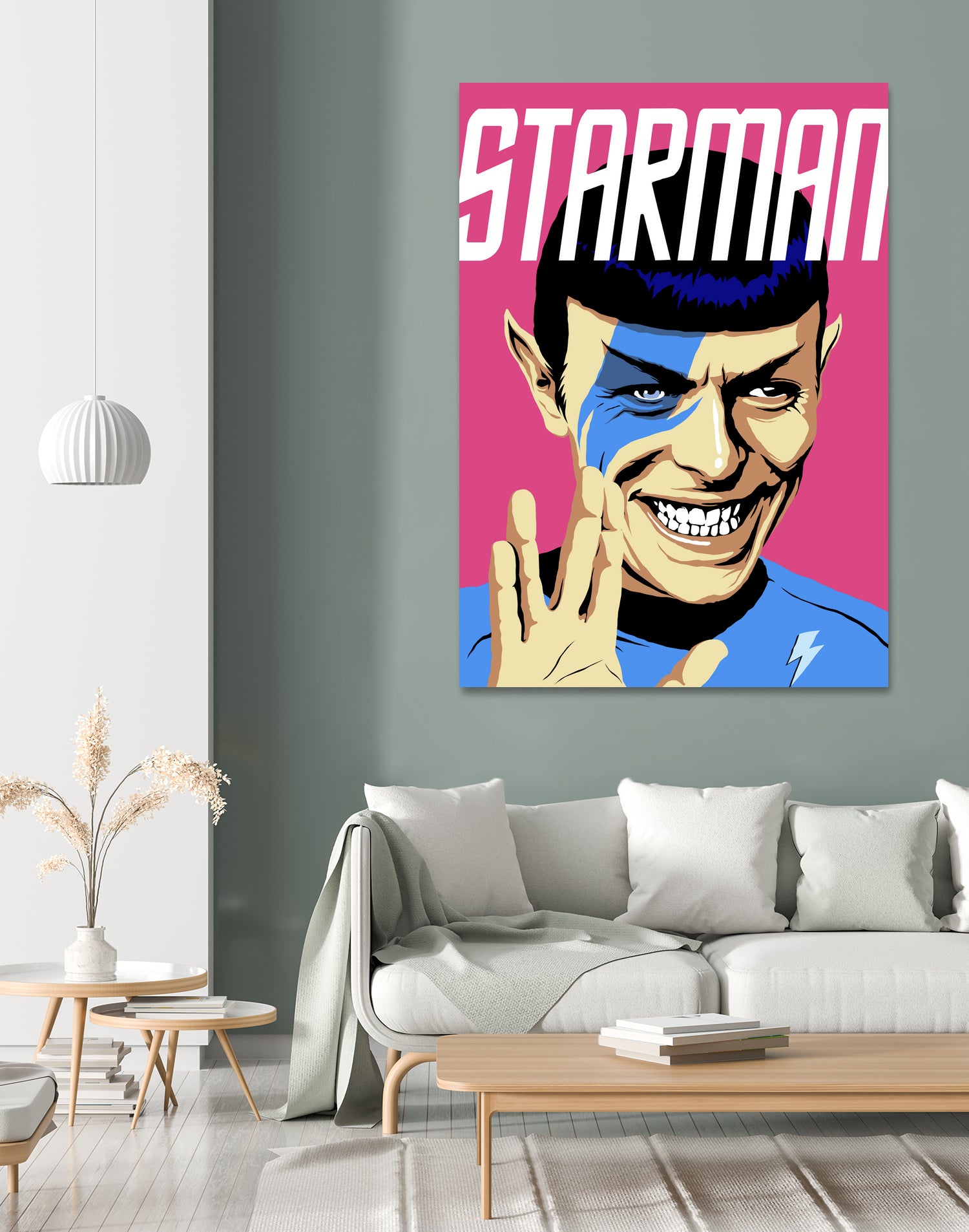 Starman by Bily Mariano da Luz on GIANT ART - pink digital painting