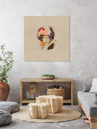 Minnie Riperton - Soul Sista by Carlos Quiterio on GIANT ART - brown digital painting