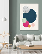 Geometric cutouts 04 by Vitor Costa on GIANT ART - blue digital painting