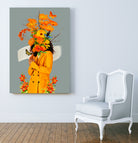 woman bloom collage by edson ramos on GIANT ART - gray photo manipulation