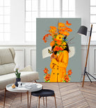 woman bloom collage by edson ramos on GIANT ART - gray photo manipulation