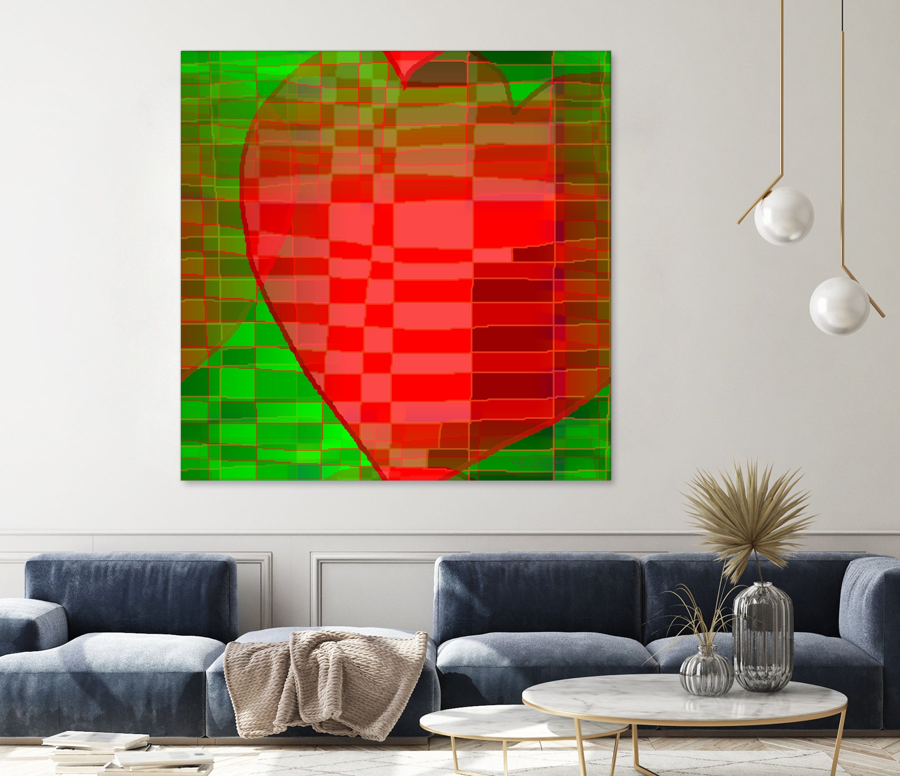 Muttertag 2023 by Thomas Dellenbach dELLaS on GIANT ART - red digital painting