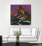 Coloria by Jamison Gish on GIANT ART - fuchsia digital painting