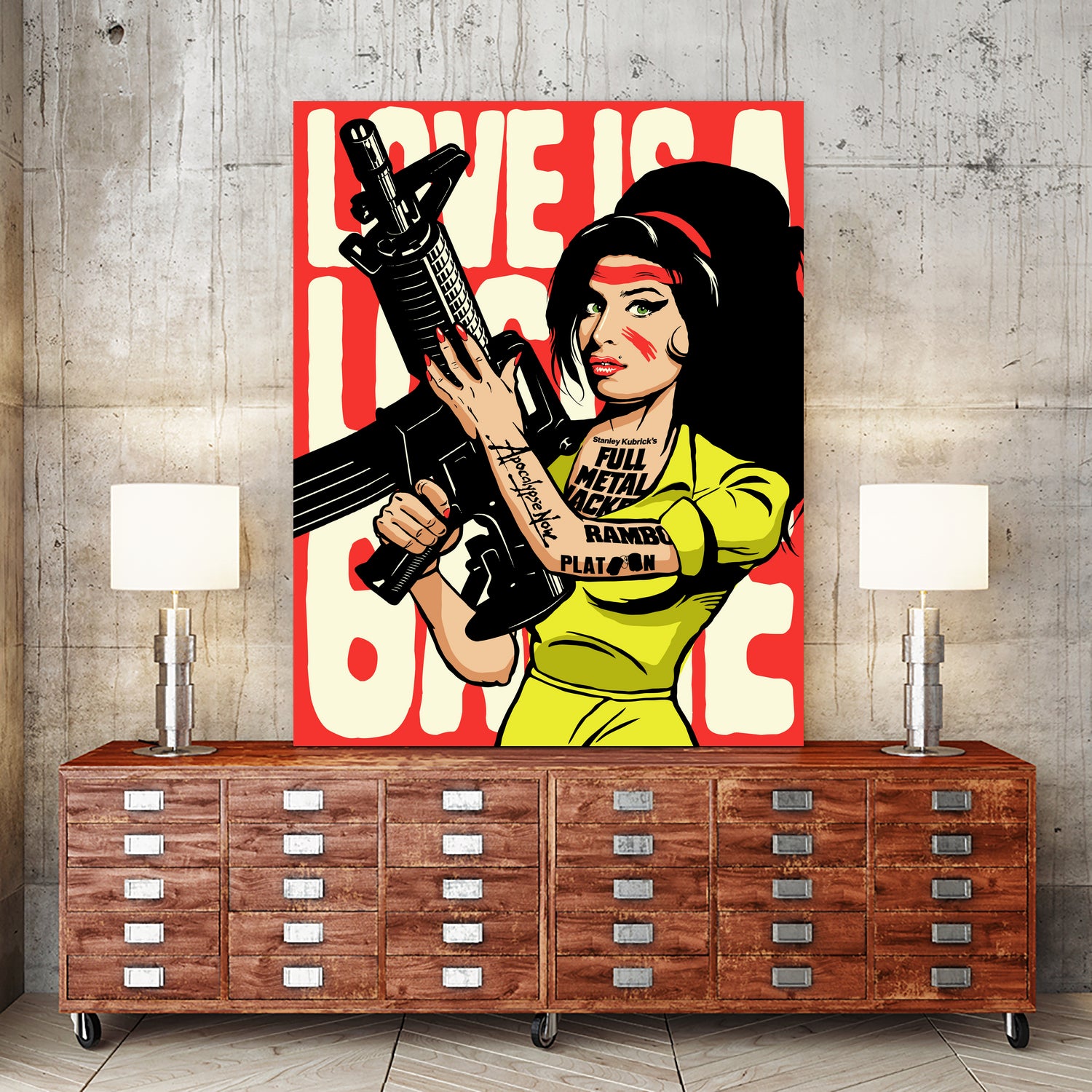 Love is a Losing Game by Bily Mariano da Luz on GIANT ART - red digital painting