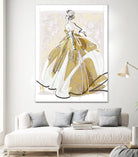 The Golden Gown by Jennifer Griffey on GIANT ART - yellow digital painting