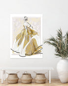 The Golden Gown by Jennifer Griffey on GIANT ART - yellow digital painting