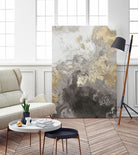 Ocean Splash II Grey Version by Pi Studio on GIANT ART - yellow mixed media