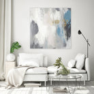 Gray Days II by Pi Studio on GIANT ART - blue mixed media