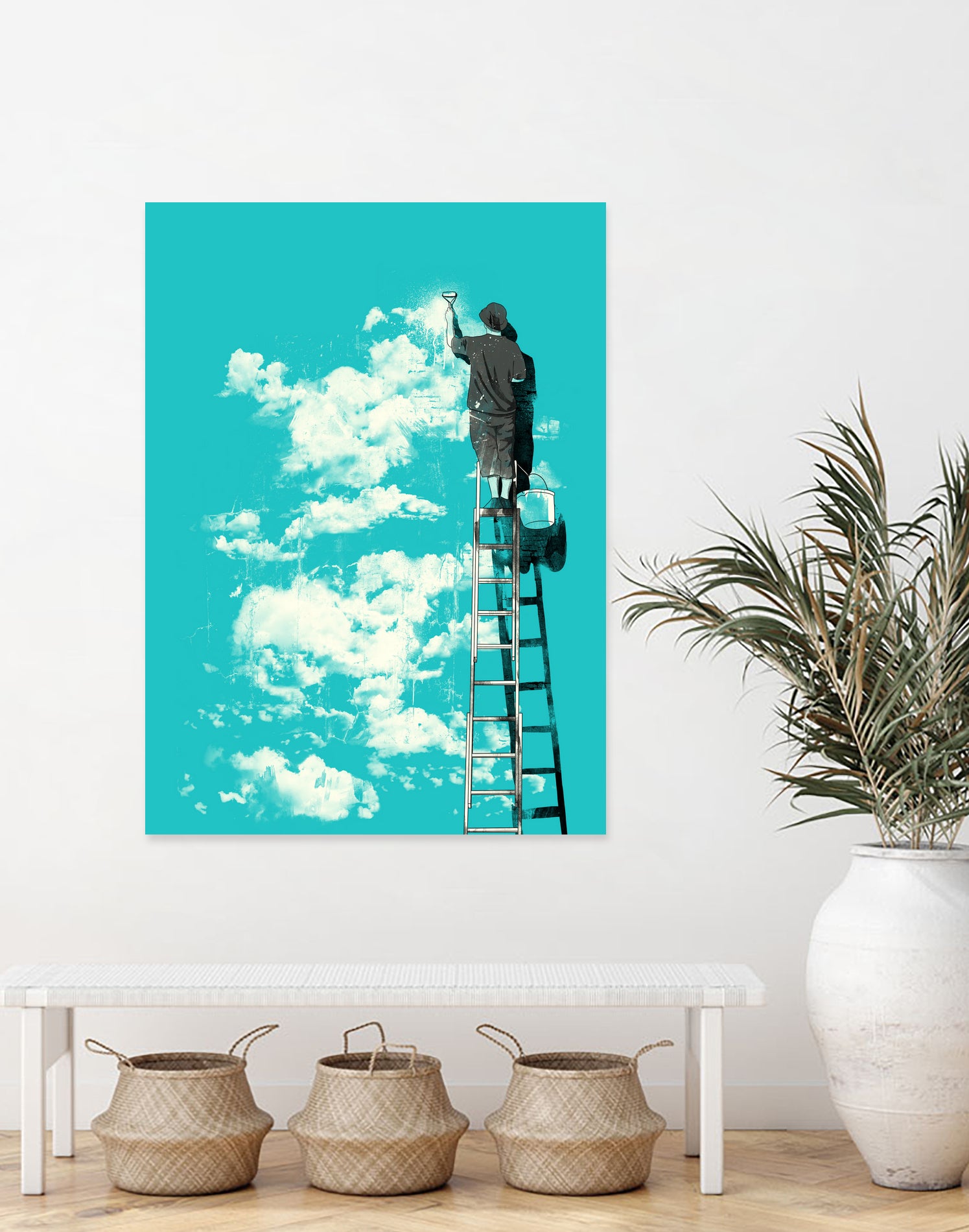 Optimist by matheus lopes on GIANT ART - blue digital drawing