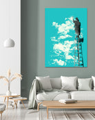 Optimist by matheus lopes on GIANT ART - blue digital drawing