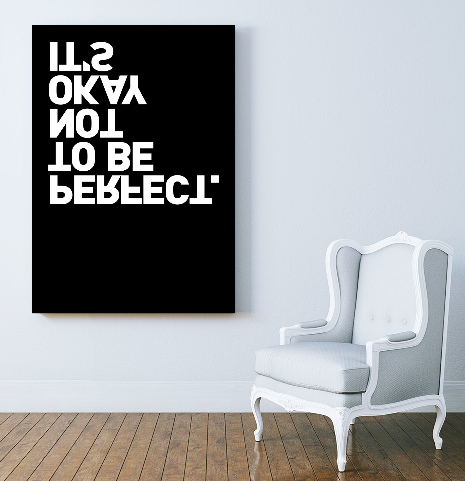 YES, IT IS! by Paolo Bordegoni on GIANT ART - black typography