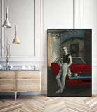 The Girl and Her Old Man's Ride by charles sinklier on GIANT ART - gray digital painting