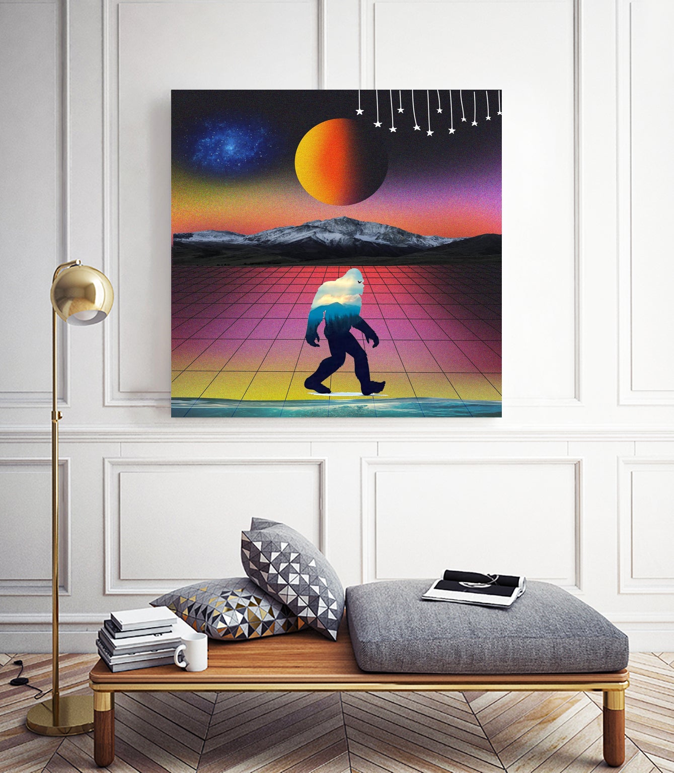 Bigfoot by Lori Andrews on GIANT ART - white photo illustration