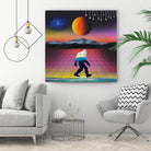 Bigfoot by Lori Andrews on GIANT ART - white photo illustration