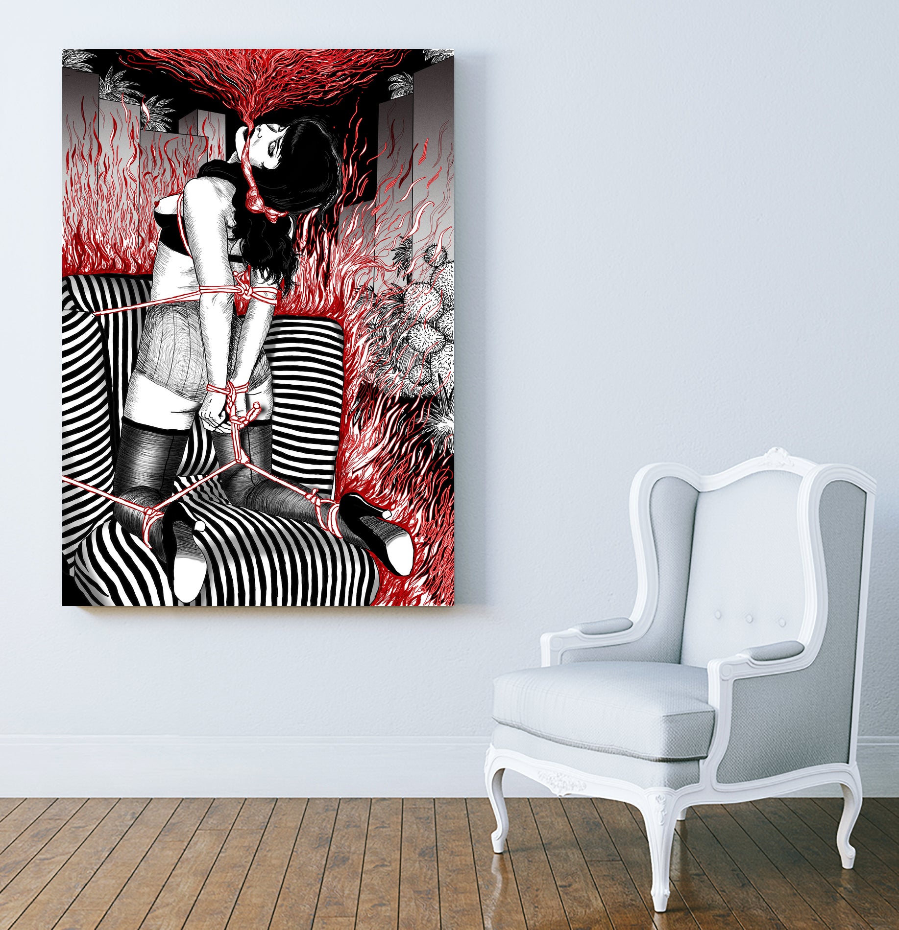 My Own Private Alcatraz by Petra Brnardic on GIANT ART - white digital painting