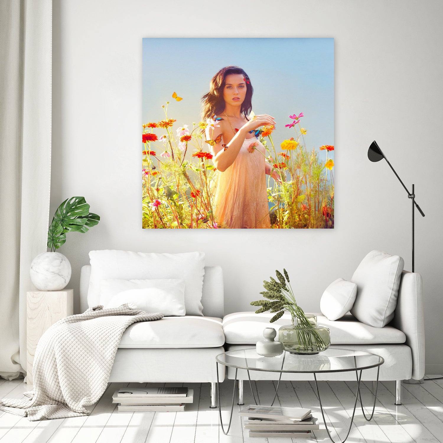 Katy Perry in the Garden by francis mosciski on GIANT ART - white digital painting