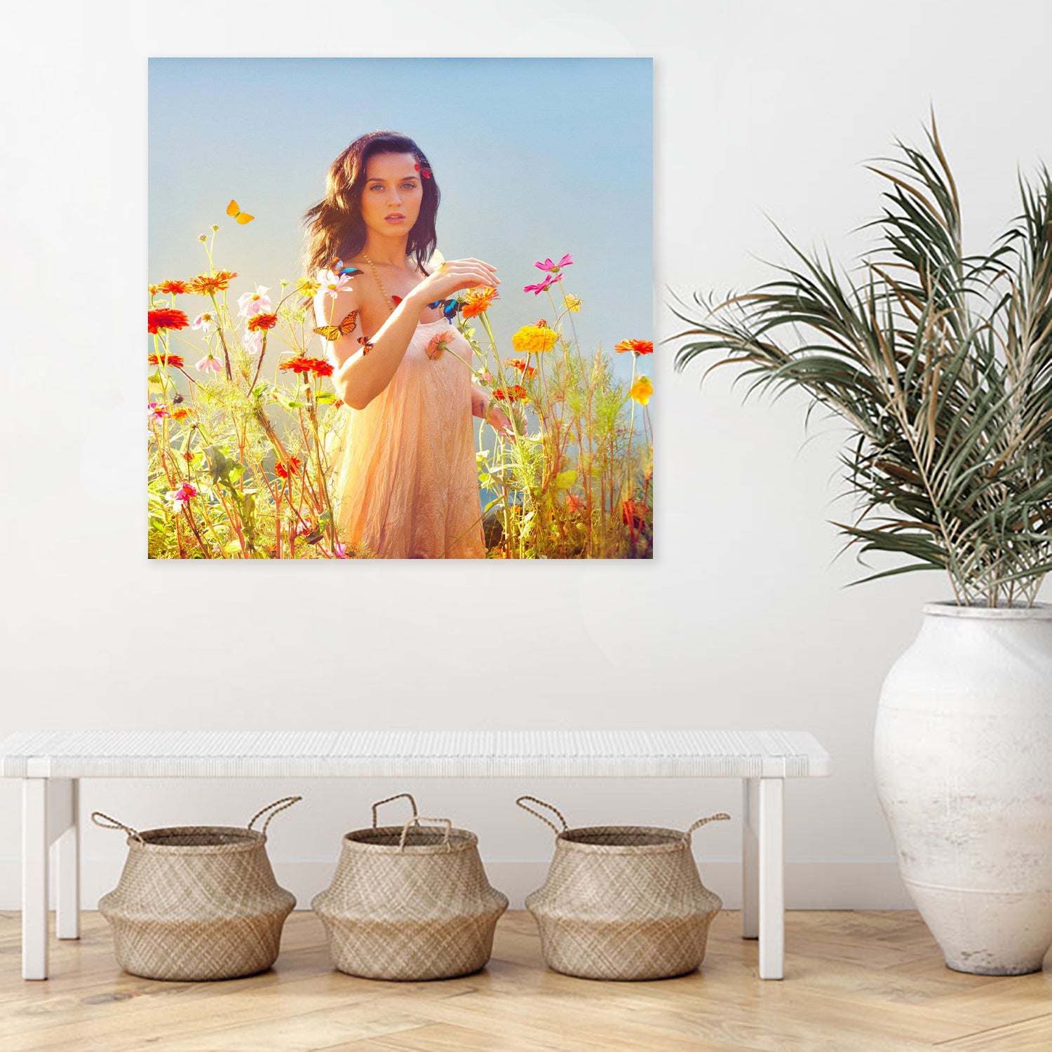 Katy Perry in the Garden by francis mosciski on GIANT ART - white digital painting