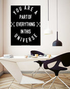 You Are Part of Everything (II) by The Infinite Spark of Being Keith Welsh on GIANT ART - black typography