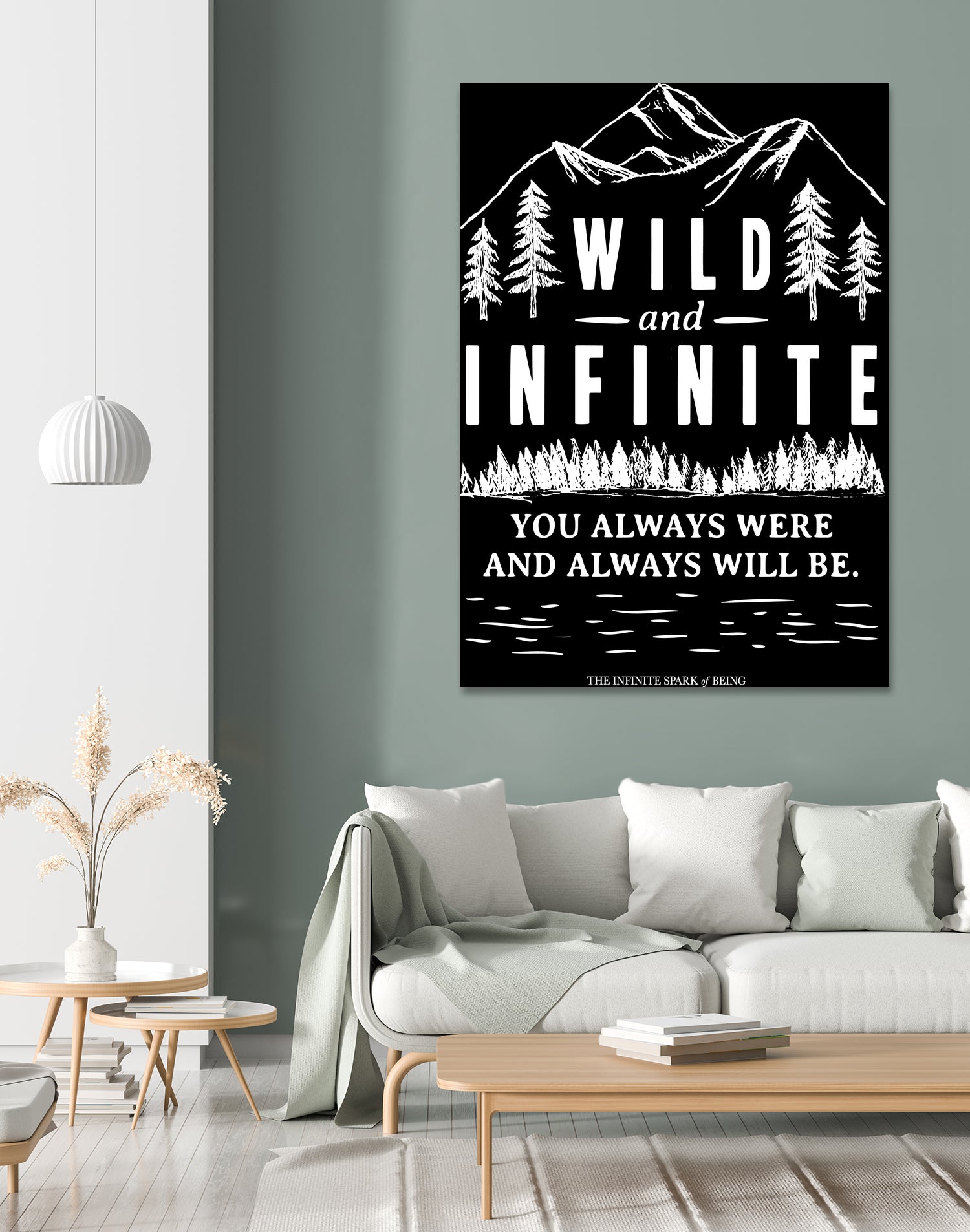 Always Wild (II) by The Infinite Spark of Being Keith Welsh on GIANT ART - black typography