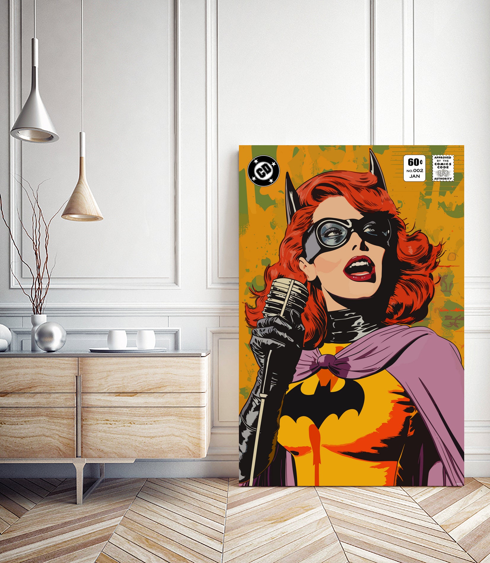 BatSong by Ramon Souza on GIANT ART - yellow vector illustration