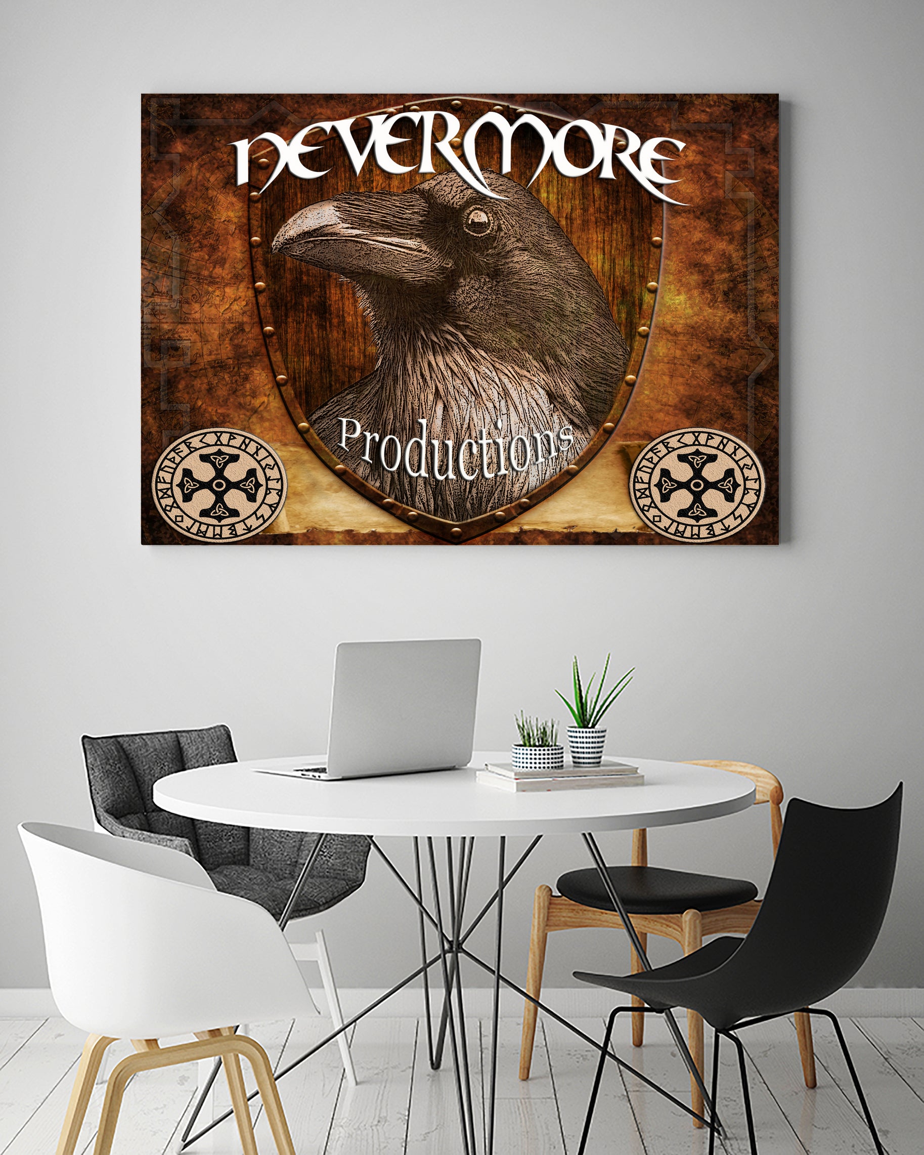 Nevermore_Designs Logo by Gregory Boone on GIANT ART - white digital painting