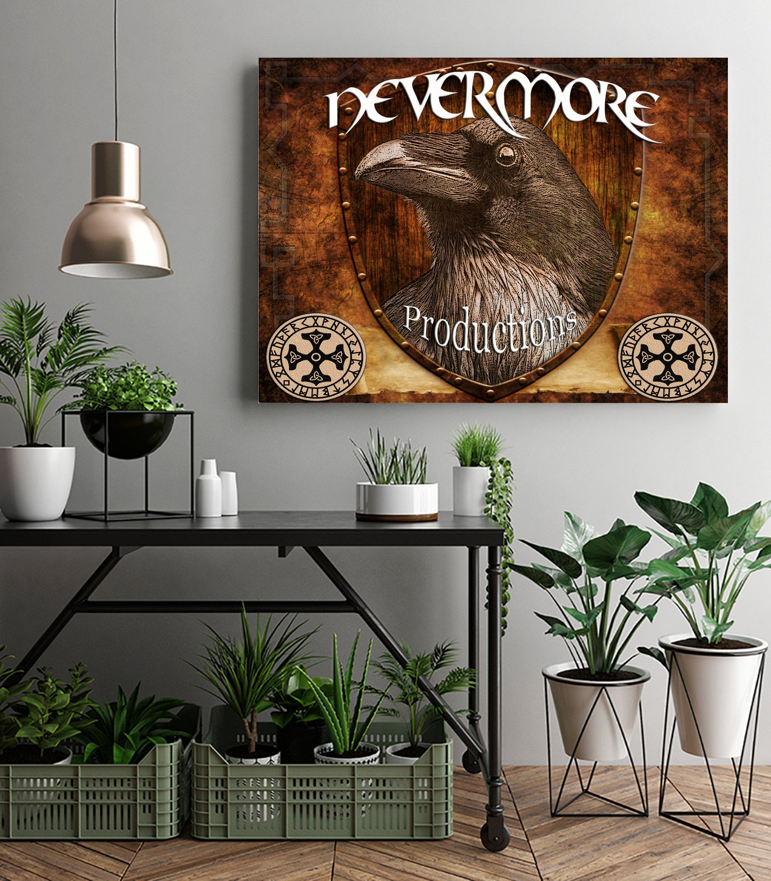 Nevermore_Designs Logo by Gregory Boone on GIANT ART - white digital painting