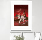 binary by Julia Lillard on GIANT ART - red photo manipulation