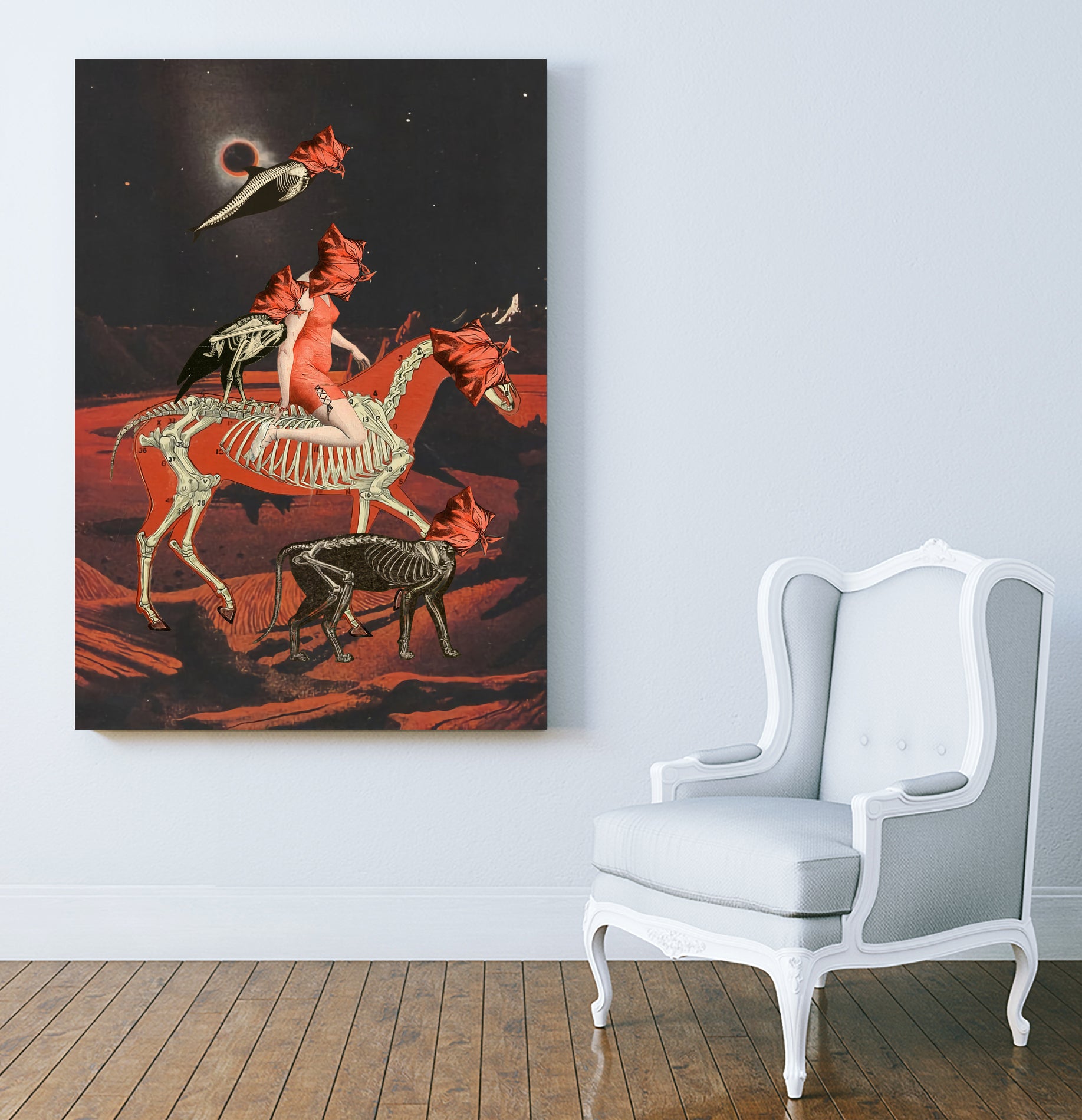 blind leading the blind by Julia Lillard on GIANT ART - orange photo manipulation