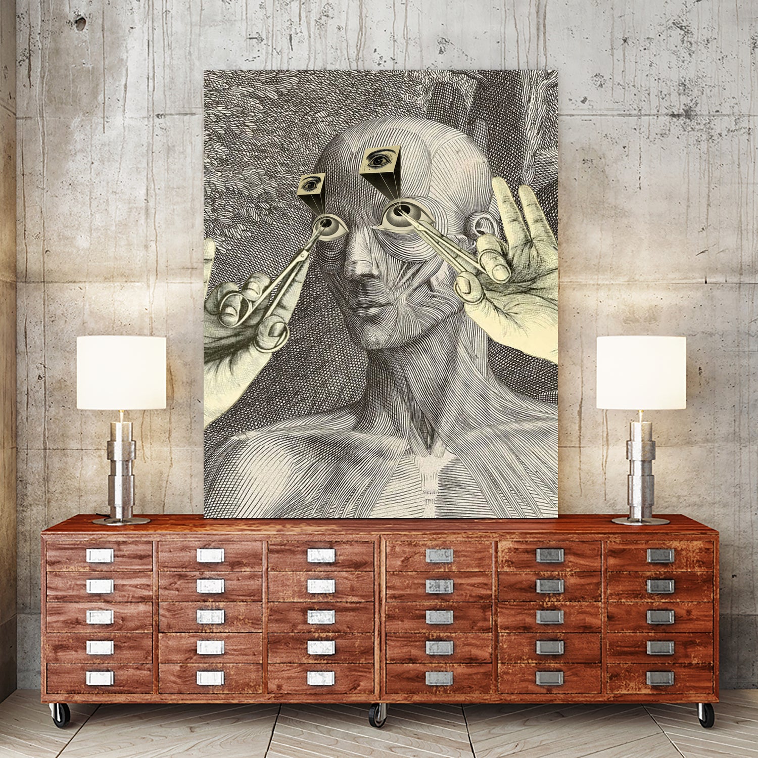 I Can't Unsee It by Julia Lillard on GIANT ART - gray photo manipulation