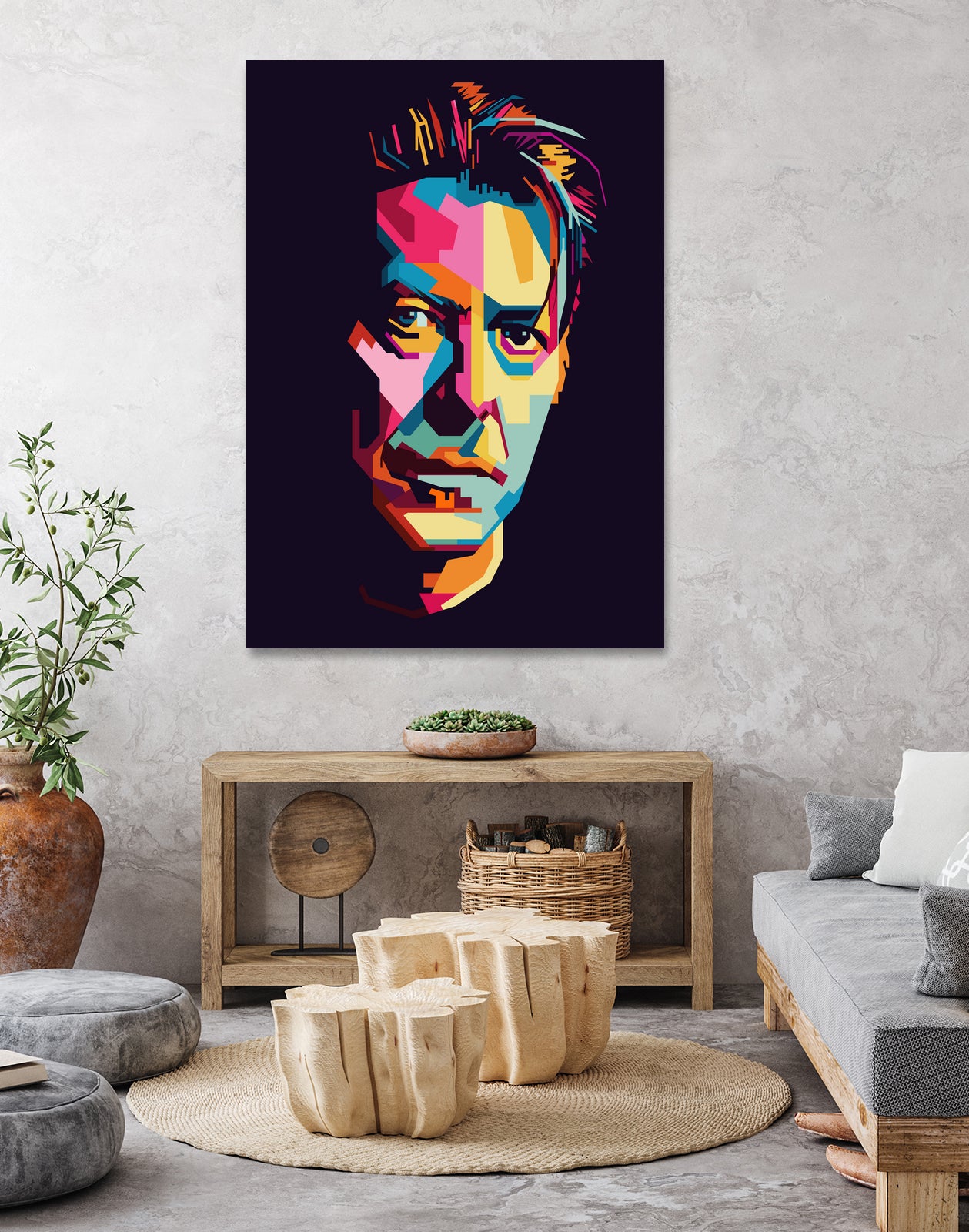 DAVID BOWIE Pop Art WPAP by Karinne Pyrena on GIANT ART - black digital drawing