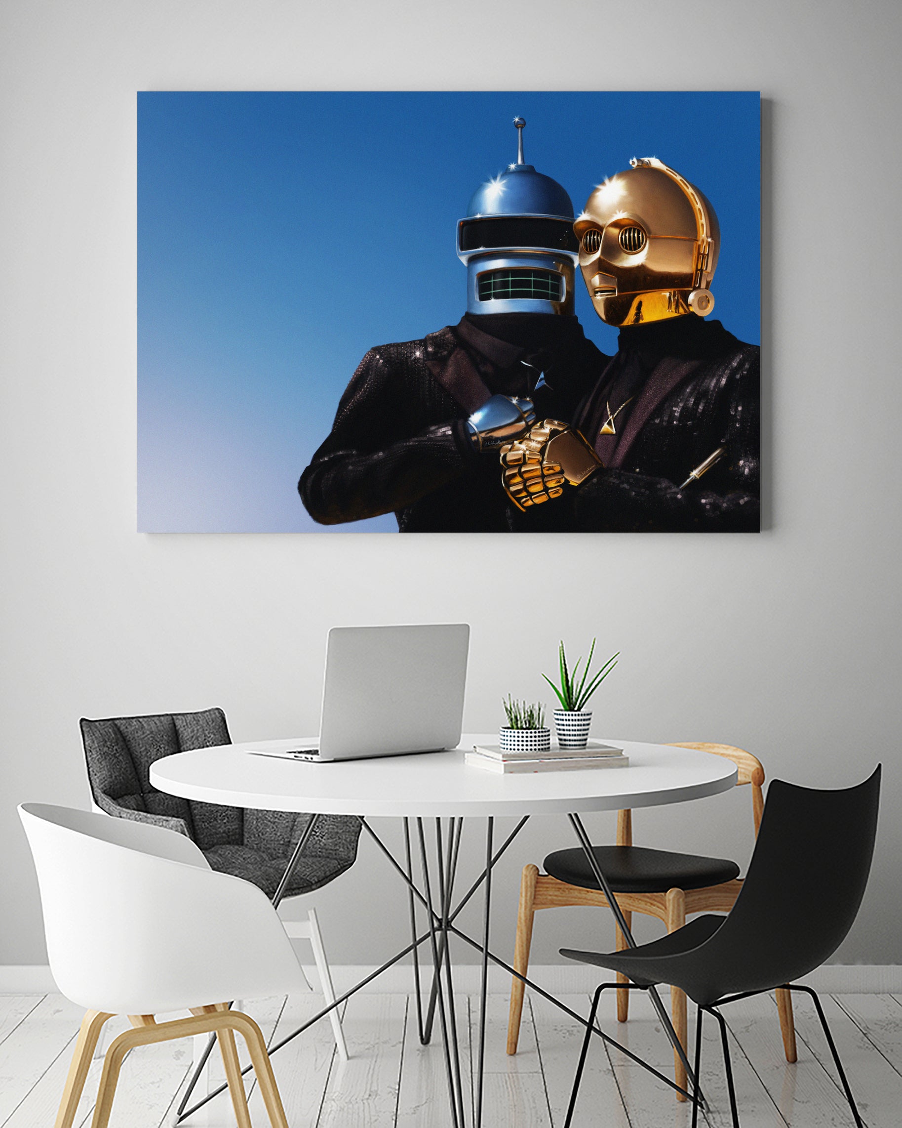 Human After All by Luis Felipe Ramos Cardoso on GIANT ART - blue digital painting