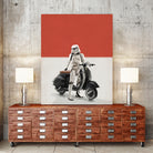 VESPA TROOOPER by Vin Zzep on GIANT ART - white digital painting