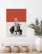 VESPA TROOOPER by Vin Zzep on GIANT ART - white digital painting