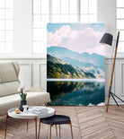 Mountain Lake IV by Patrycja Polechonska on GIANT ART - green photo manipulation