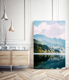 Mountain Lake IV by Patrycja Polechonska on GIANT ART - green photo manipulation