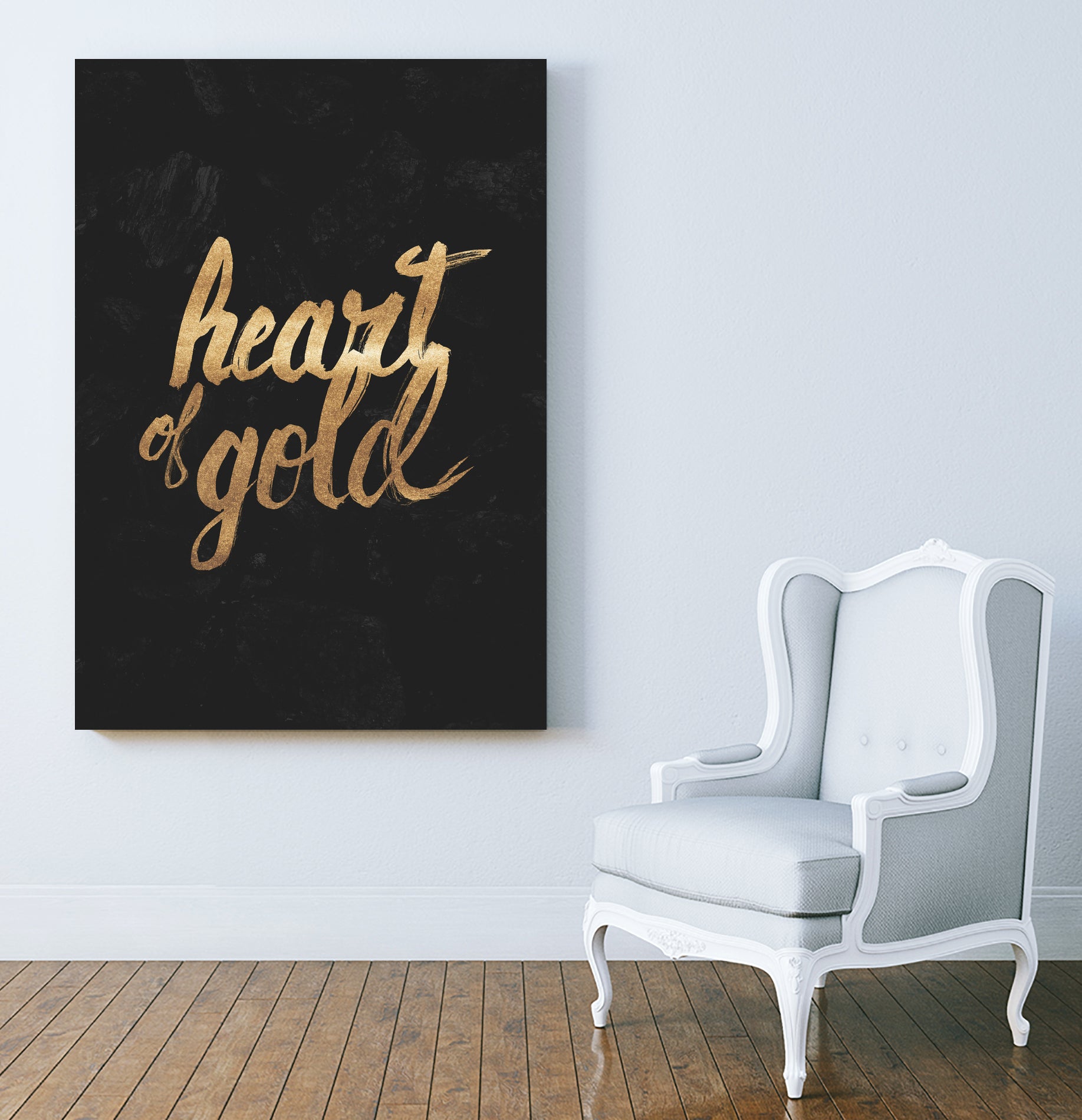 Heart of Gold by Arthur Willian Presser on GIANT ART - black typography