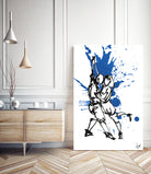 DancInk folks-37 by Nicolas Lachance-Brais on GIANT ART - blue digital painting