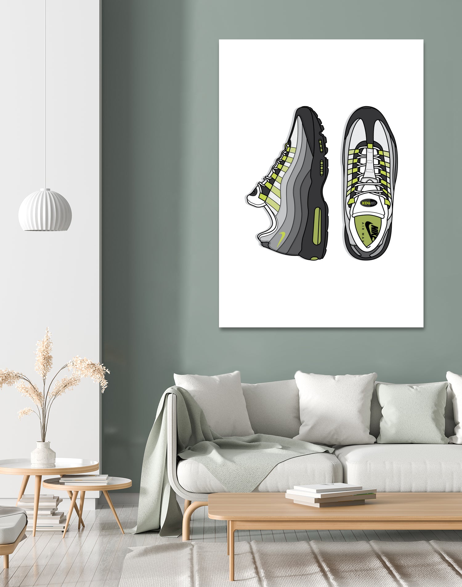 Nike AM95 by Herinson Alvarez on GIANT ART - white digital drawing