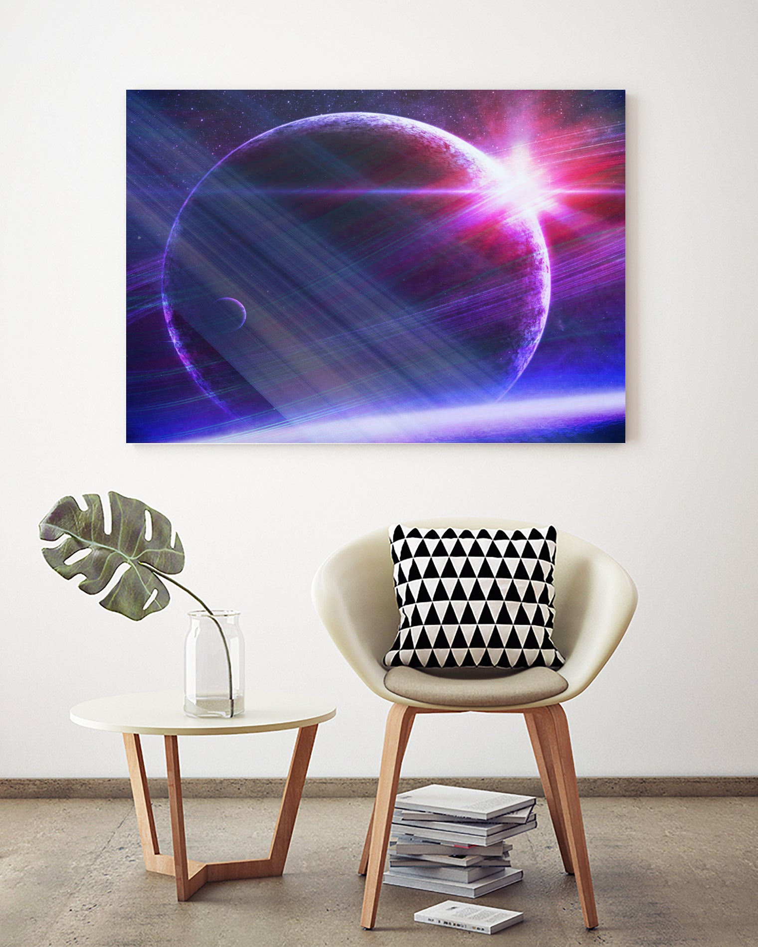 Parallel world by Carrie Lacey-Donahue on GIANT ART - fuchsia photo illustration