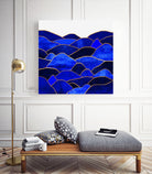 Blue Hills by Elisabeth Fredriksson on GIANT ART - blue mixed media